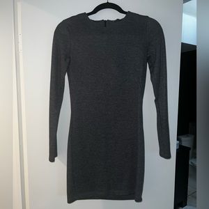 Zara Dark Gray Sweater Dress